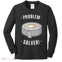 Duct Tape Problem Solver Kids Long Sleeve Shirt thumb 0