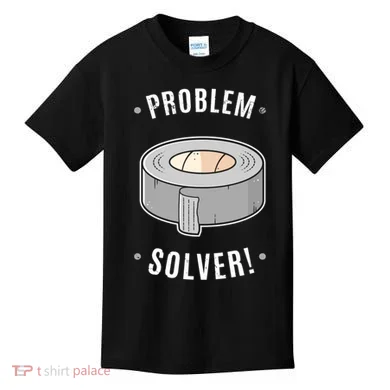 Duct Tape Problem Solver Kids T-Shirt