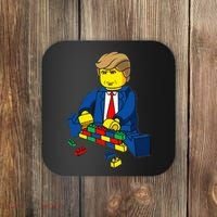 Donald Trump Presidential Building Brick Wall Coaster thumb 0