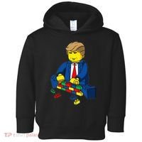 Donald Trump Presidential Building Brick Wall Toddler Hoodie thumb 0