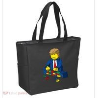 Donald Trump Presidential Building Brick Wall Tote Bag thumb 2