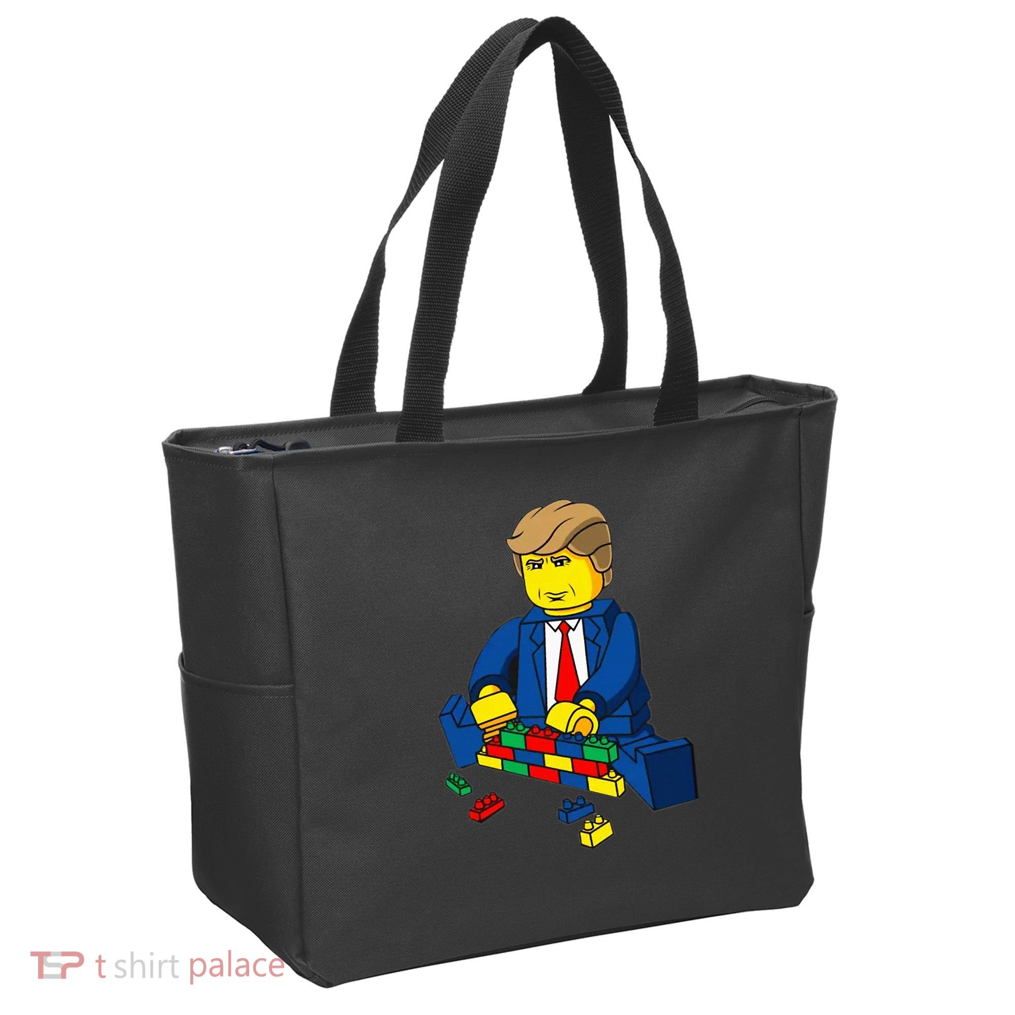 Donald Trump Presidential Building Brick Wall Tote Bag