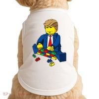 Donald Trump Presidential Building Brick Wall Doggie Tank thumb 0