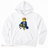 Donald Trump Presidential Building Brick Wall Hoodie thumb 0