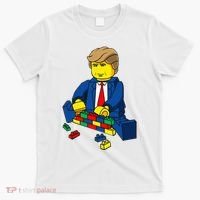 Donald Trump Presidential Building Brick Wall T-Shirt thumb 0