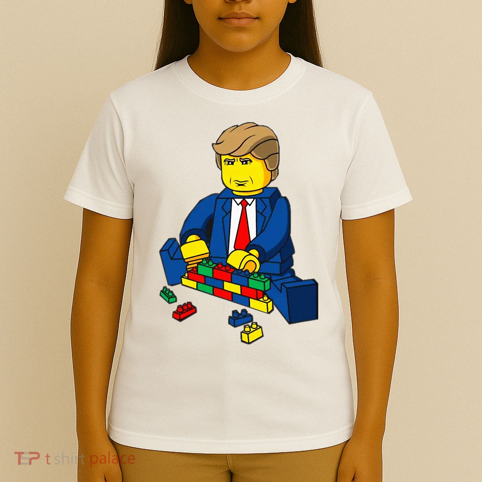 Donald Trump Presidential Building Brick Wall T-Shirt