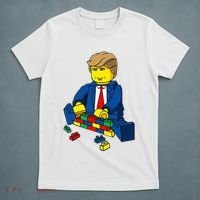 Donald Trump Presidential Building Brick Wall T-Shirt thumb 5