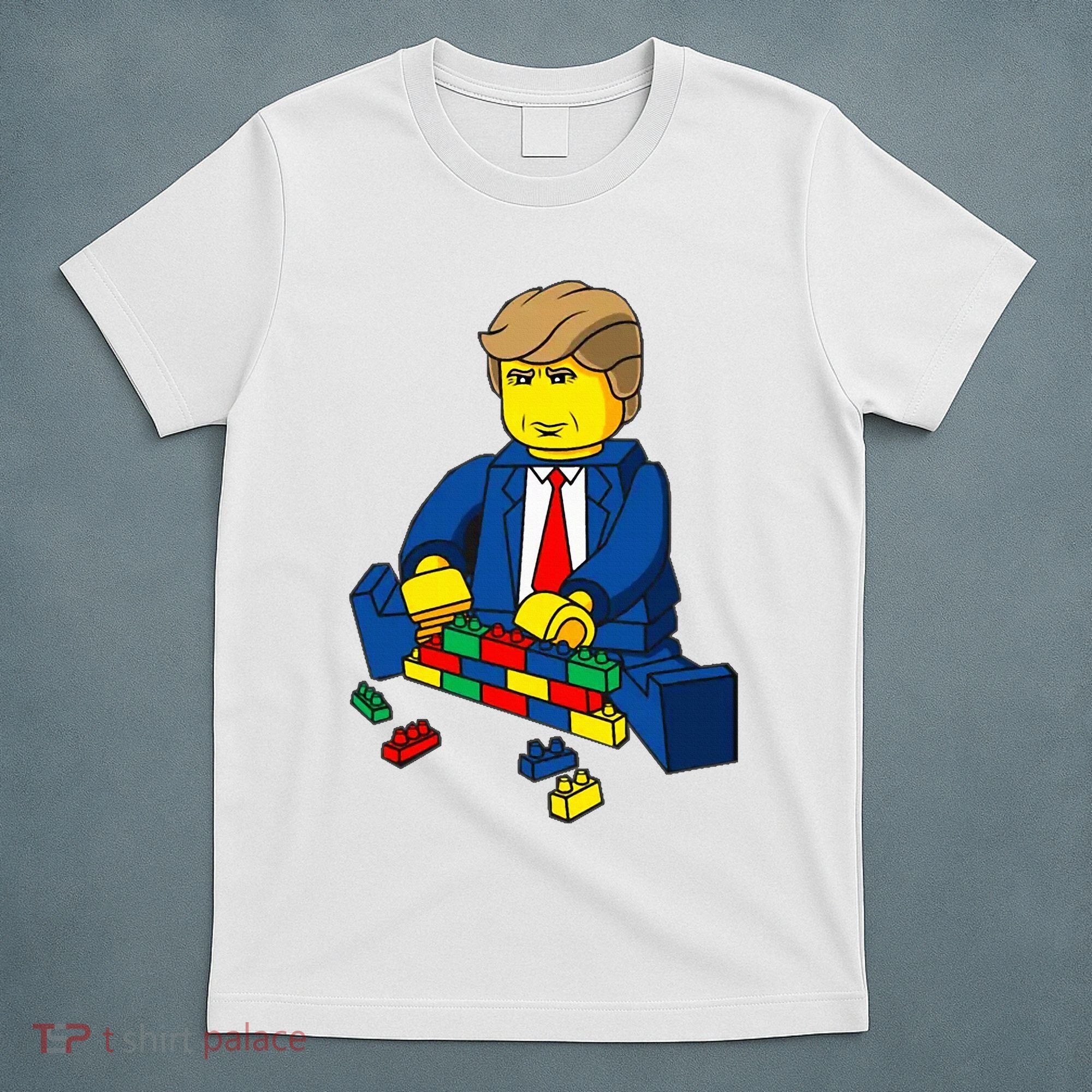Donald Trump Presidential Building Brick Wall T-Shirt