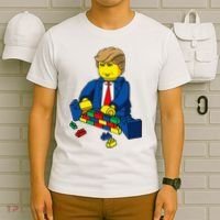 Donald Trump Presidential Building Brick Wall T-Shirt thumb 6