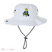 Donald Trump Presidential Building Brick Wall Bucket Hat thumb 0