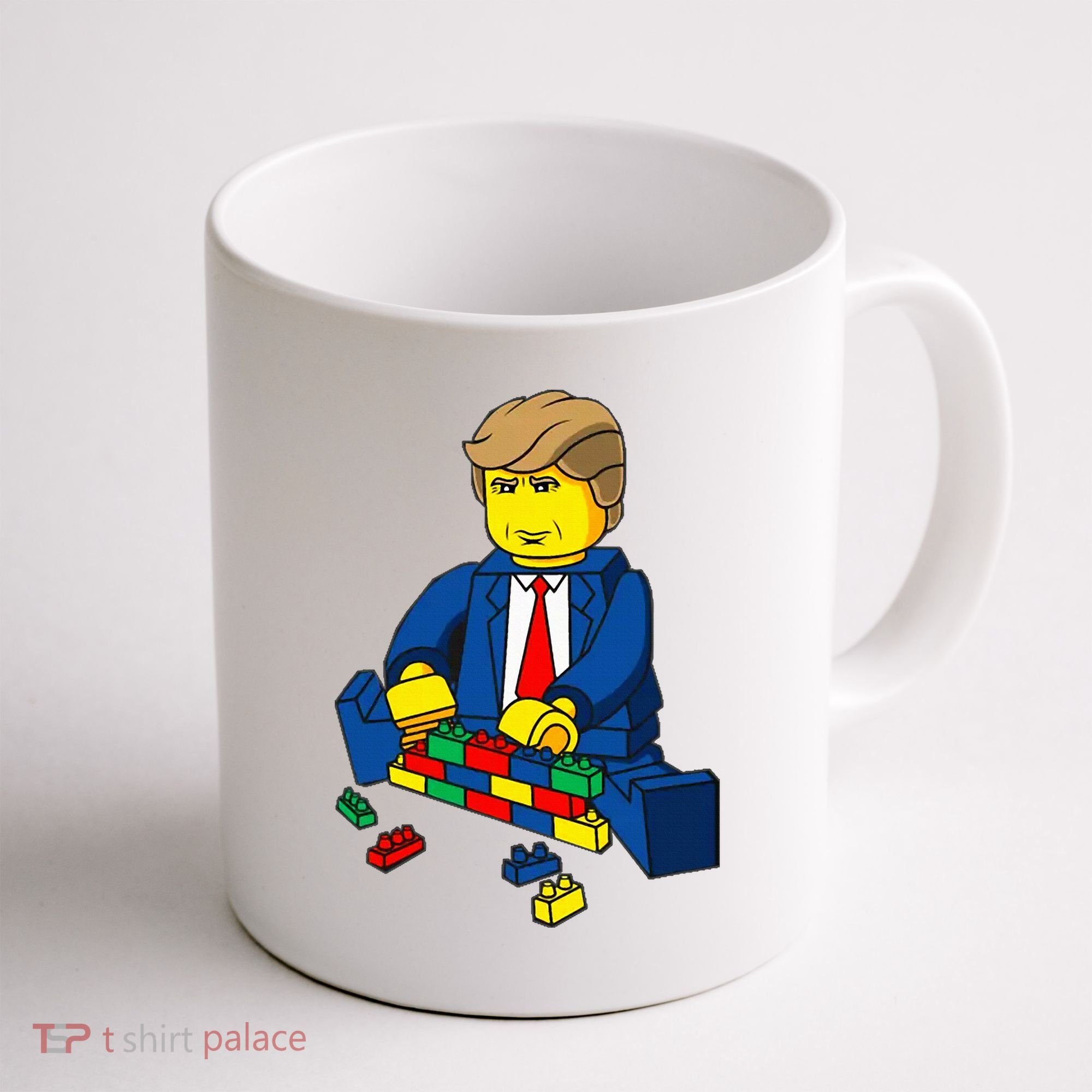 Donald Trump Presidential Building Brick Wall Coffee Mug
