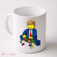 Donald Trump Presidential Building Brick Wall Coffee Mug thumb 0