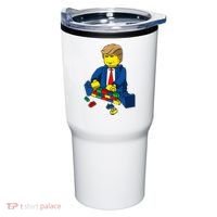 Donald Trump Presidential Building Brick Wall Tumbler thumb 0