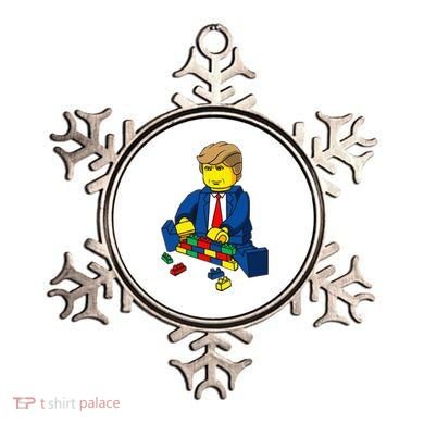 Donald Trump Presidential Building Brick Wall Ornament