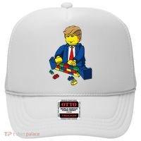 Donald Trump Presidential Building Brick Wall Hat thumb 0