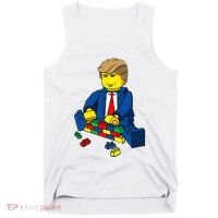 Donald Trump Presidential Building Brick Wall Tank Top thumb 0