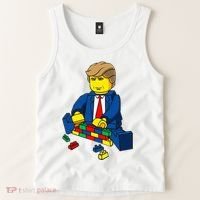 Donald Trump Presidential Building Brick Wall Tank Top thumb 2
