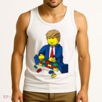 Donald Trump Presidential Building Brick Wall Tank Top thumb 3