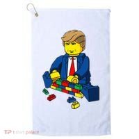 Donald Trump Presidential Building Brick Wall Golf Towel thumb 0