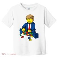 Donald Trump Presidential Building Brick Wall Toddler T-Shirt thumb 0