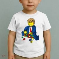 Donald Trump Presidential Building Brick Wall Toddler T-Shirt thumb 2