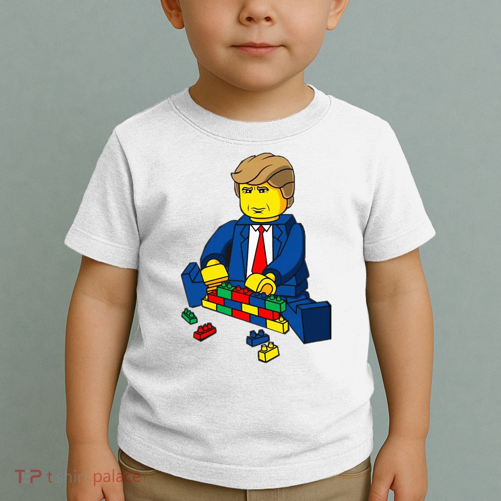 Donald Trump Presidential Building Brick Wall Toddler T-Shirt