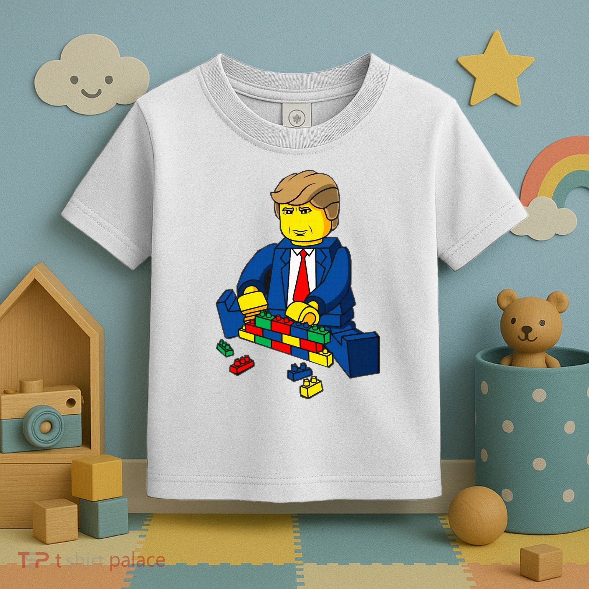 Donald Trump Presidential Building Brick Wall Toddler T-Shirt