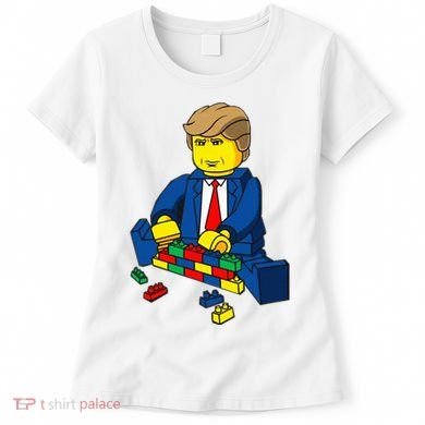 Donald Trump Presidential Building Brick Wall Women's T-Shirt