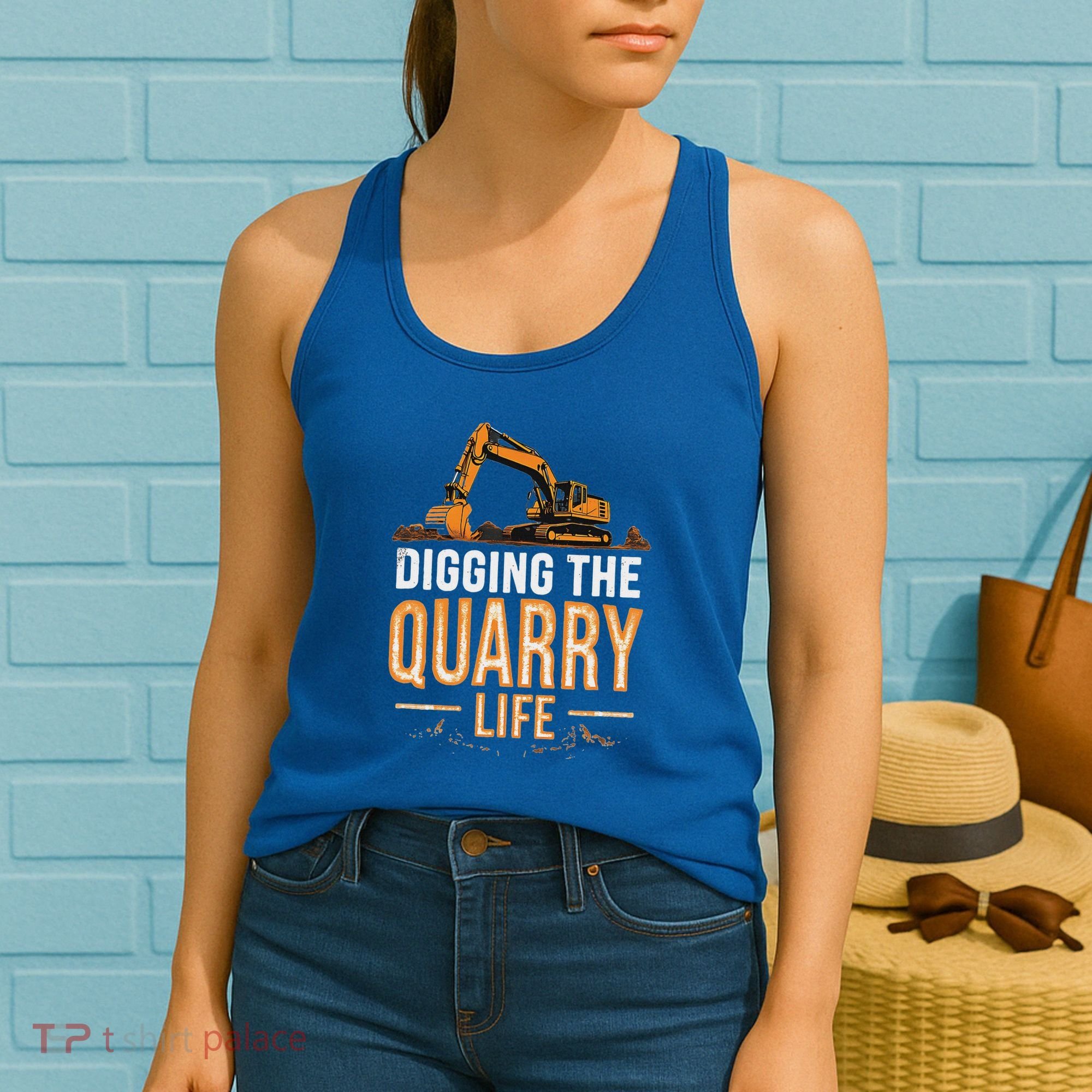 Digging The Quarry Life Excavation Women's Tank Top