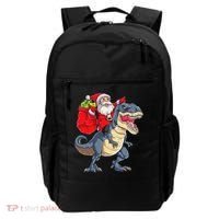 Dinosaur T Rex Christmas Santa Xmas Squad Backpack thumb 0