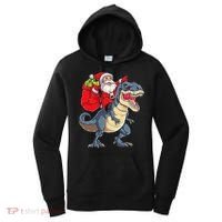 Dinosaur T Rex Christmas Santa Xmas Squad Women's Hoodie thumb 0