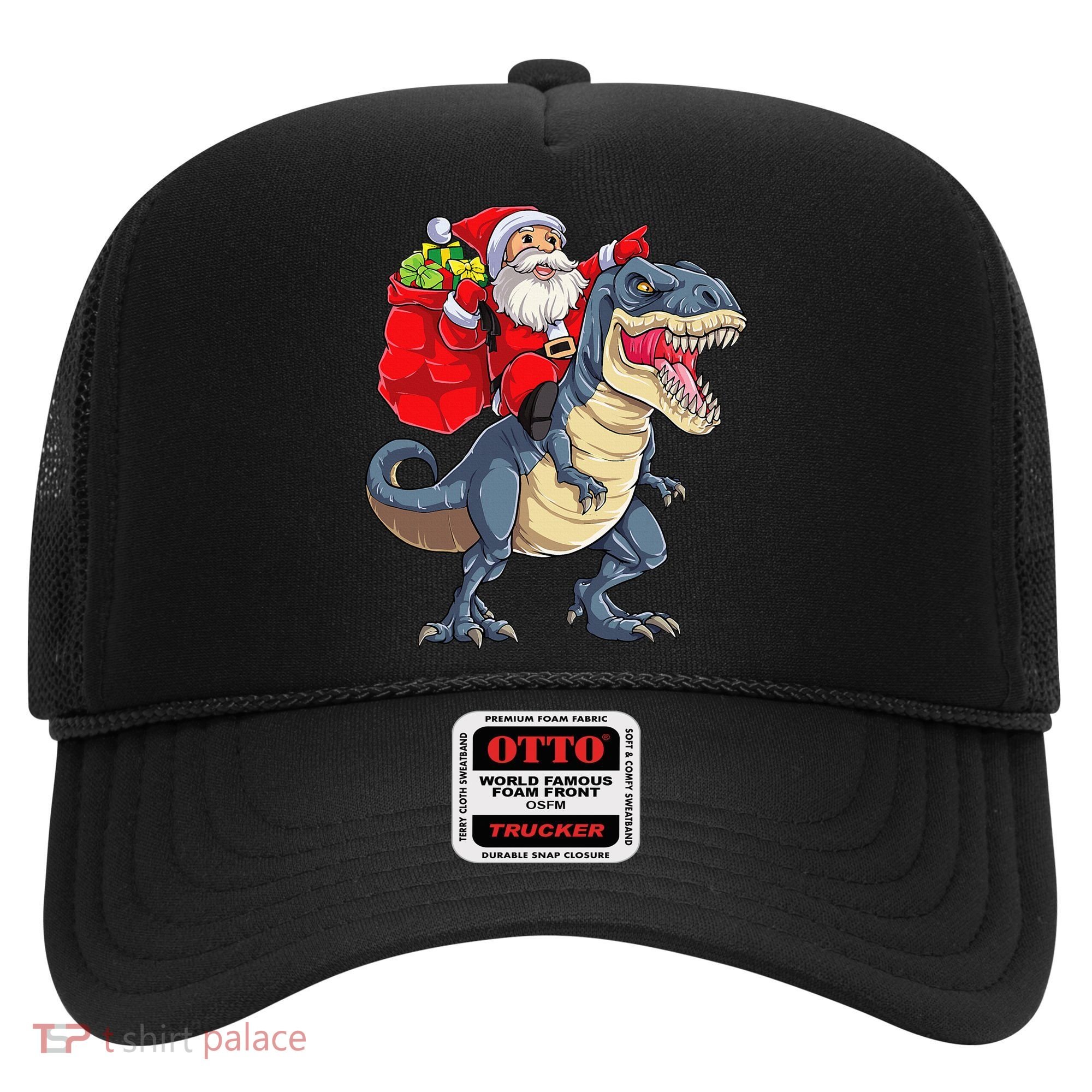 Dinosaur T Rex Christmas Santa Xmas Squad Hat