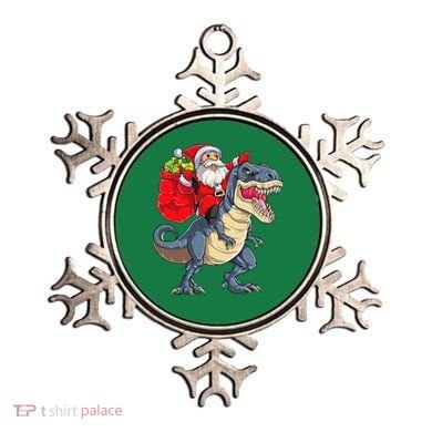 Dinosaur T Rex Christmas Santa Xmas Squad Ornament