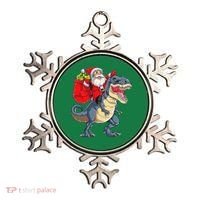 Dinosaur T Rex Christmas Santa Xmas Squad Ornament thumb 0