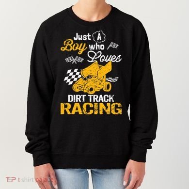 Dirt Track Racing Boy Women's Sweatshirt