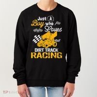 Dirt Track Racing Boy Women's Sweatshirt thumb 0