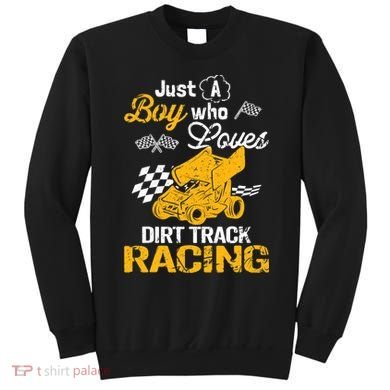 Dirt Track Racing Boy Sweatshirt