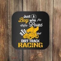 Dirt Track Racing Boy Coaster thumb 0