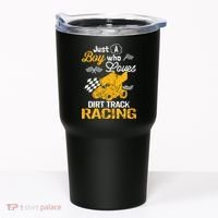 Dirt Track Racing Boy Tumbler thumb 0