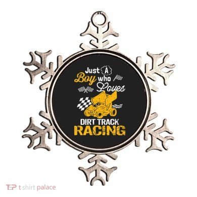 Dirt Track Racing Boy Ornament