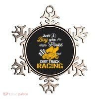 Dirt Track Racing Boy Ornament thumb 0