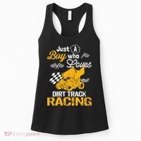 Dirt Track Racing Boy Women's Tank Top thumb 0