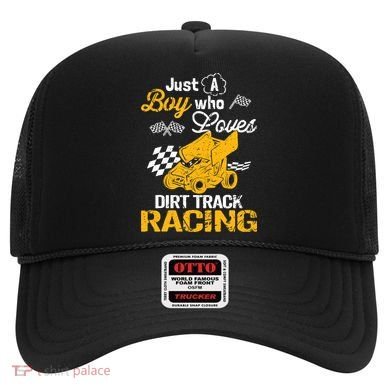 Dirt Track Racing Boy Hat