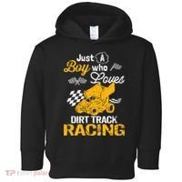 Dirt Track Racing Boy Toddler Hoodie thumb 0