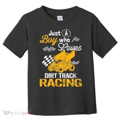 Dirt Track Racing Boy Toddler T-Shirt