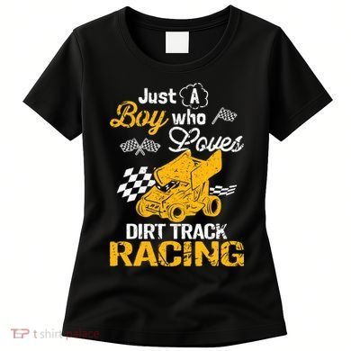 Dirt Track Racing Boy Women's T-Shirt