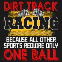 Dirt Track Racing Other Sports Require Only One Ball Lover Women's Hoodie thumb 2
