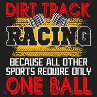 Dirt Track Racing Other Sports Require Only One Ball Lover Hat thumb 2