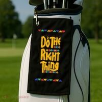 Do The Right Thing Golf Towel thumb 2