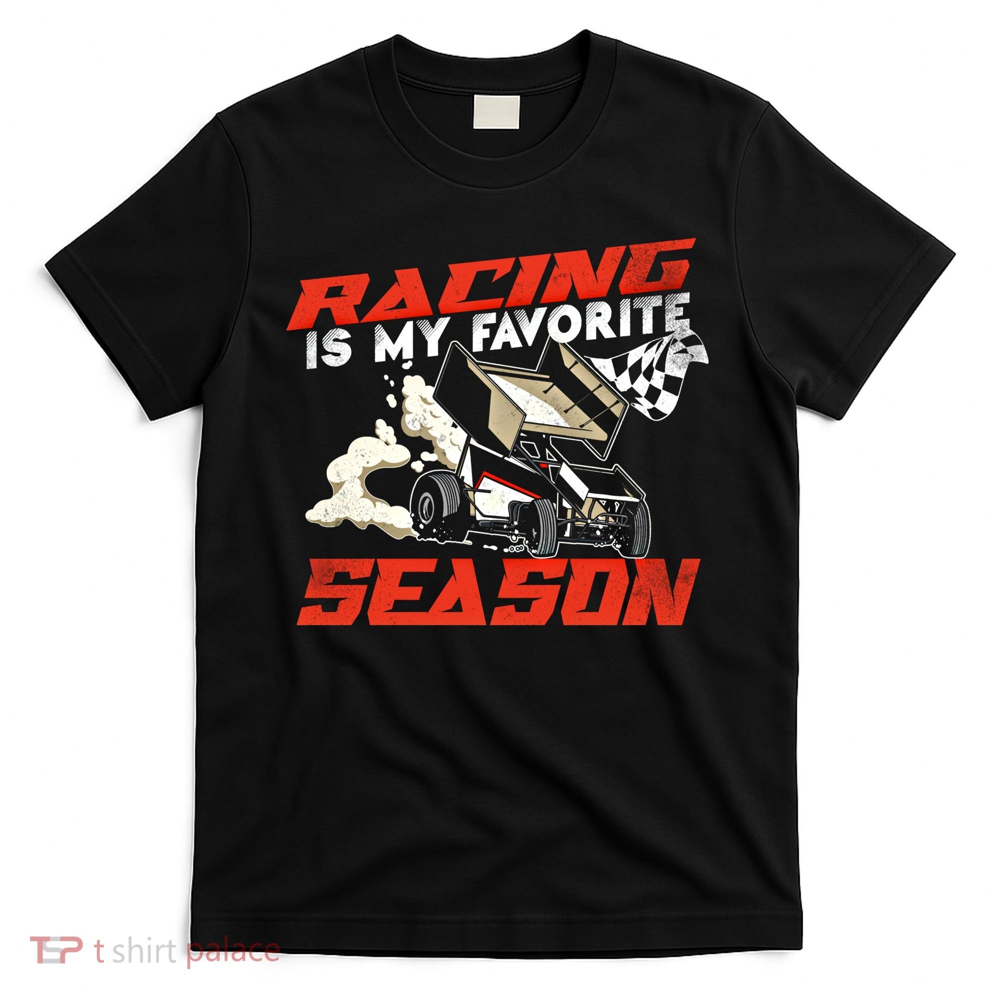Dirt Track Racing Race Sprint Car Vintage Gift T-Shirt